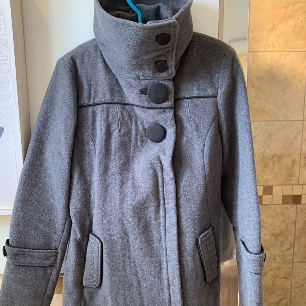 Soia & Kyo Charcoal Pea Coat